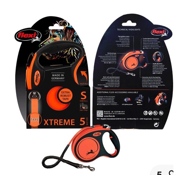 Flexi Xtreme Retractable Tape Dog Leash 16 ft length Sz Small up to 44 pds - Picture 1 of 12
